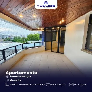 Amplo Apartamento à Venda no Renascença II – Conforto e Exclusividade