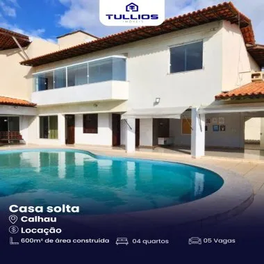 Casa 3 quartos para Locação Anual no bairro Calhau em São Luís