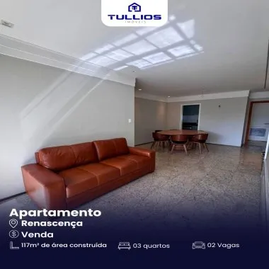 Apartamento à Venda no Renascença – Vista Mar e Sofisticação em Cada Detalhe! 🌅