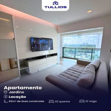 Apartamento para locação no Jardins – completo e pronto pra morar!