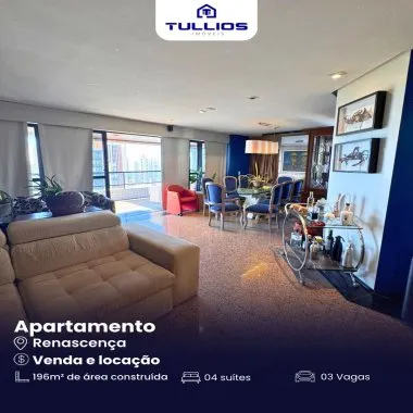 Apartamento à Venda no Renascença – Vista Mar. Oportunidade única