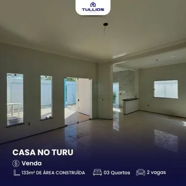 Venda - Casa com 3 dormitórios (2 suítes) no Turu