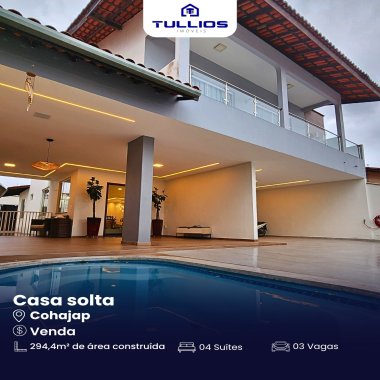 Fantástica Casa Duplex ( solta) Cohajap