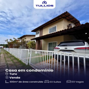 Casa em Condomínio à Venda no Turu – Conforto e Sofisticação