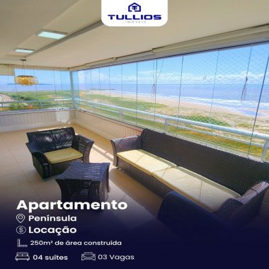 Apartamento 3 quartos para Locação Anual no bairro Península  em São Luís