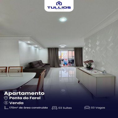 Apartamento à venda na Ponta do Farol!