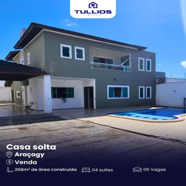Oportunidade Imperdível no Araçagy – Casa Duplex com Área de Lazer Completa! 