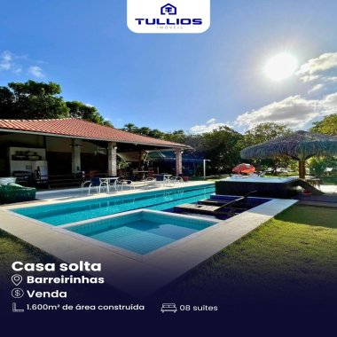 Mansão Beira-Rio à Venda / Barreirinhas (MA), Rio Preguiças