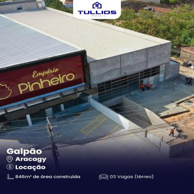 Galpão para alugar no Araçagy – Estrutura ampla e versátil para o seu negócio