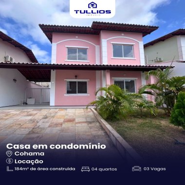Casa para alugar em condomínio