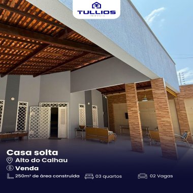 Casa à venda no Recanto dos Nobres – Alto do Calhau