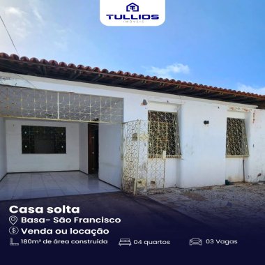 Casa Ampla e Aconchegante no São Francisco – Conjunto Basa