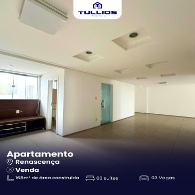 Apartamento à Venda no Renascença – Conforto, Espaço e Localização Privilegiada!