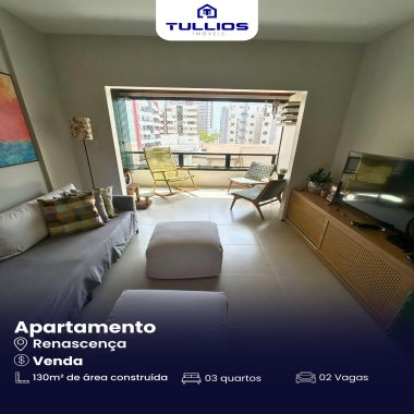 Apartamento Reformado e Mobiliado no Renascença