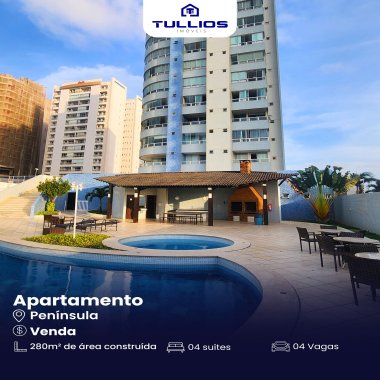 Apartamento de Alto Padrão com Vista Eterna para o Mar – Península