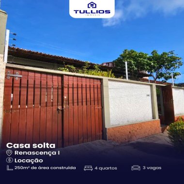 Casa para Locação – Renascença 1