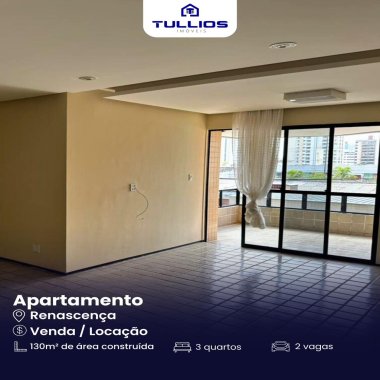 VENDA ou LOCAÇÃO | CONFORTO E LAZER COMPLETO NO RENASCENÇA!