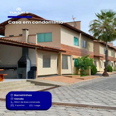 Barreirinhas | Casa Duplex em Condomínio | Porteira Fechada