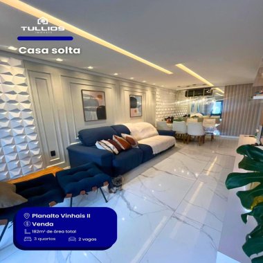 CASA SOLTA NO PLANALTO VINHAIS II — porteira fechada